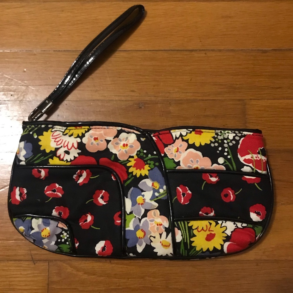 Vera Bradley floral clutch